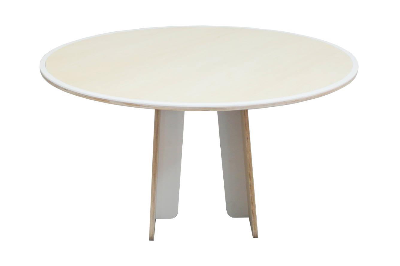 Table de salle à manger ronde scandinave moderne en mosaïque