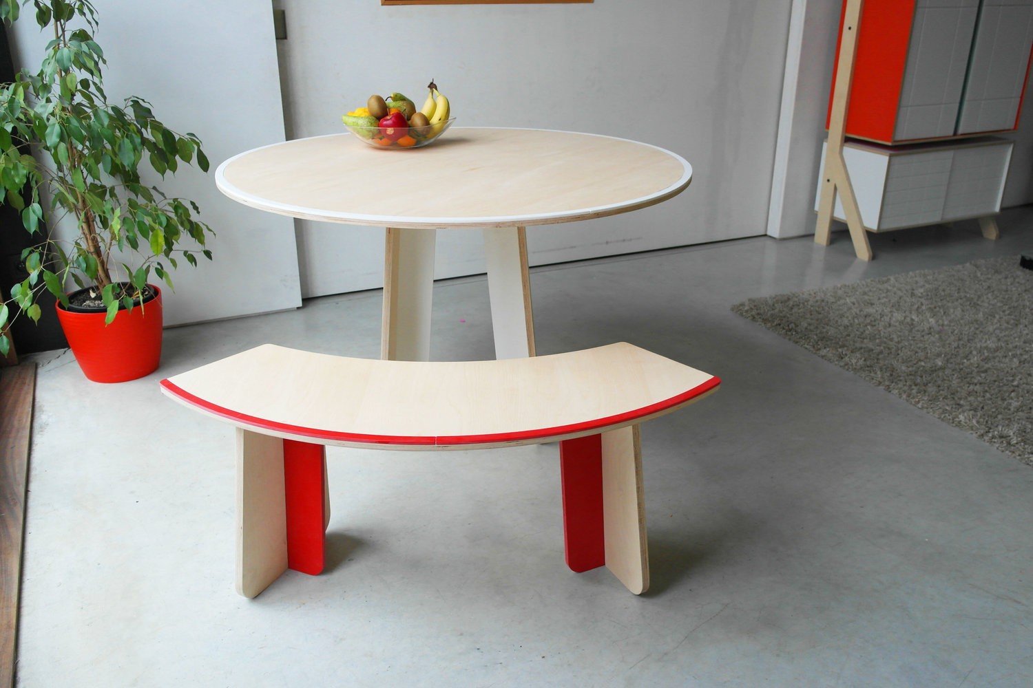Banc d'intérieur design Ring au style scandinave et moderne par Rform Banc d'intérieur design Ring au style scandinave et moderne par Rform