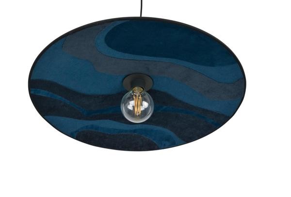 Suspension Nostalgia Malachite Nuit en tissu pivoine par Sonia Laudet x Market Set