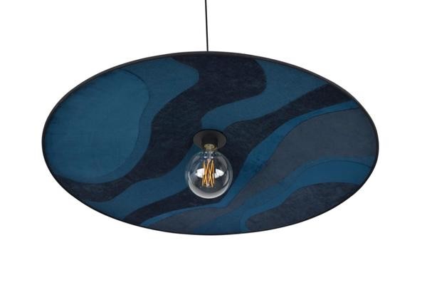 Suspension Nostalgia Malachite Nuit en tissu pivoine par Sonia Laudet x Market Set Suspension Nostalgia Malachite Nuit en tissu pivoine par Sonia Laudet x Market Set