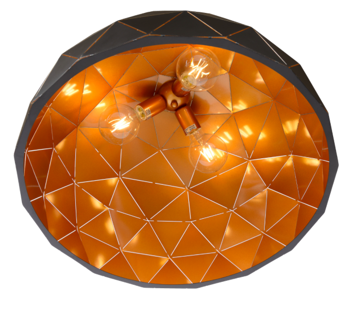 Suspension Ruban en metal au design industriel Suspension Ruban en metal au design industriel