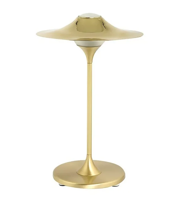 Lampe à poser design Skew en laiton au design chic et élégant