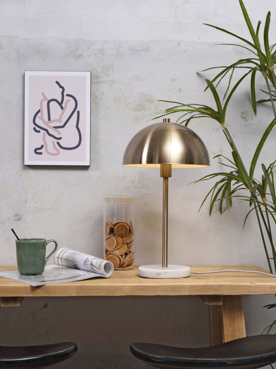 Lampe à poser Toulouse en métal et pied en marbre au design chic par It's About Romi Lampe à poser Toulouse en métal et pied en marbre au design chic par It's About Romi