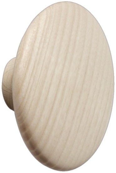 Patère murale Round en bois au design naturel