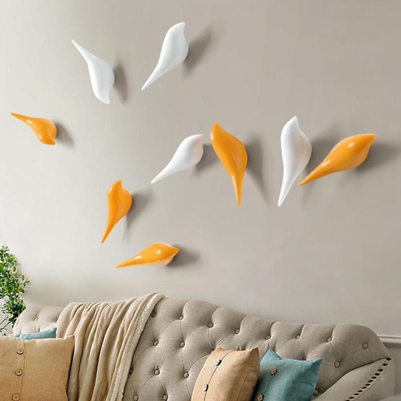 Patère crochet à fixation murale BIRD en forme d'oiseau en résine Patère crochet à fixation murale BIRD en forme d'oiseau en résine