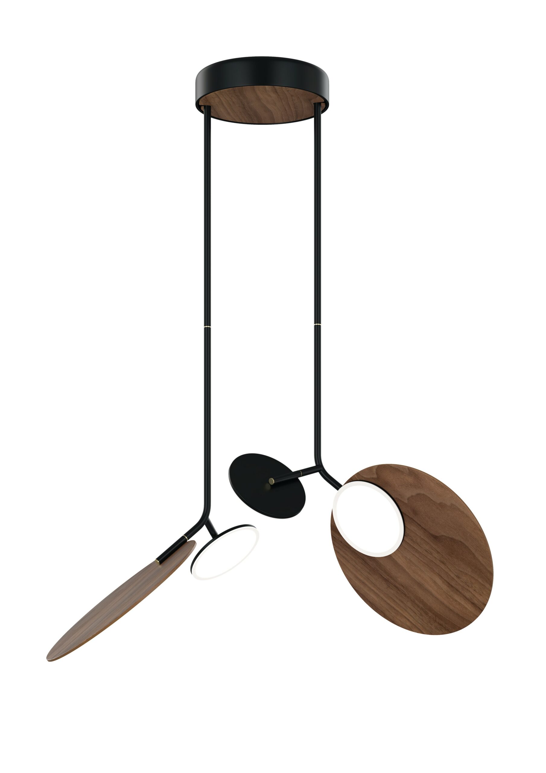 Plafonnier double Ballon noir LED au design scandinave par Tunto