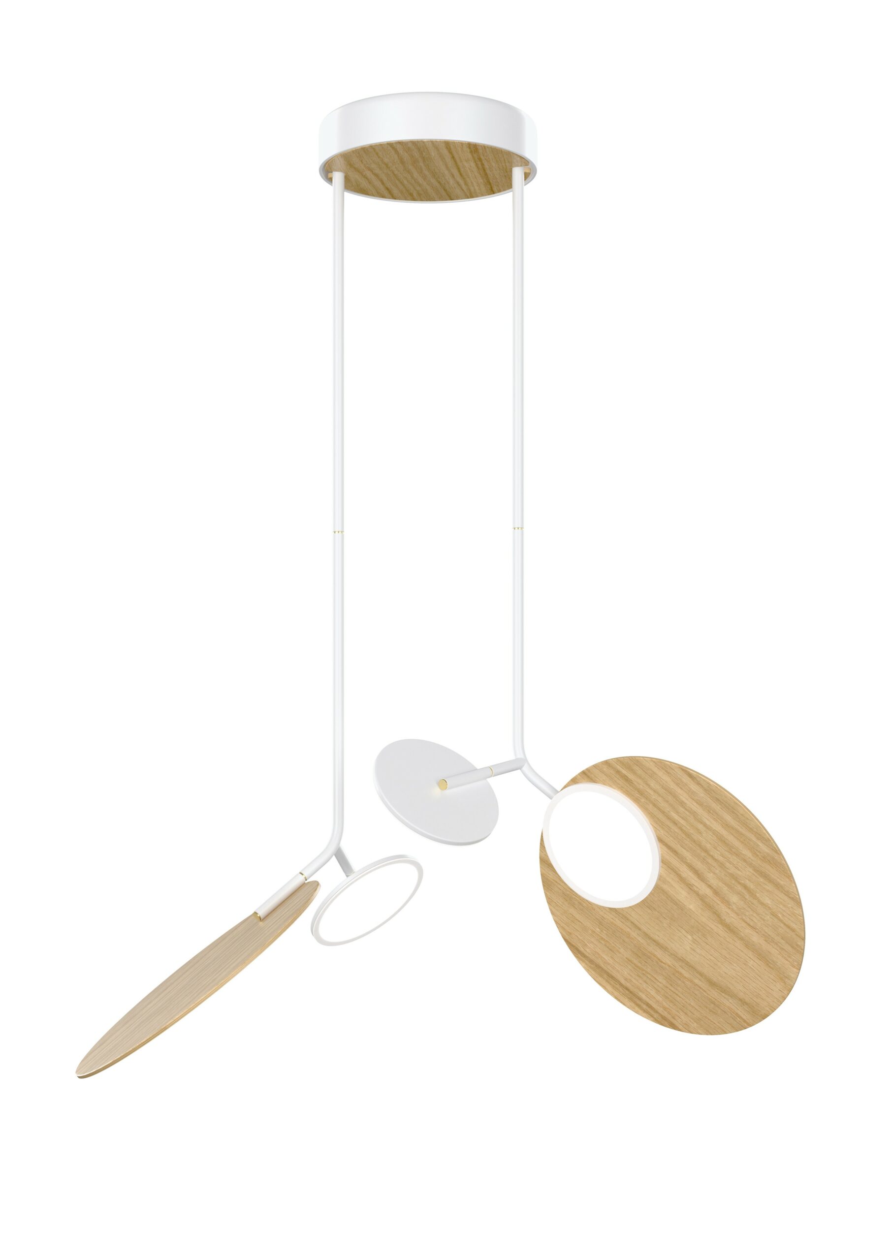 Suspension double Ballon blanc LED au design scandinave par Tunto
