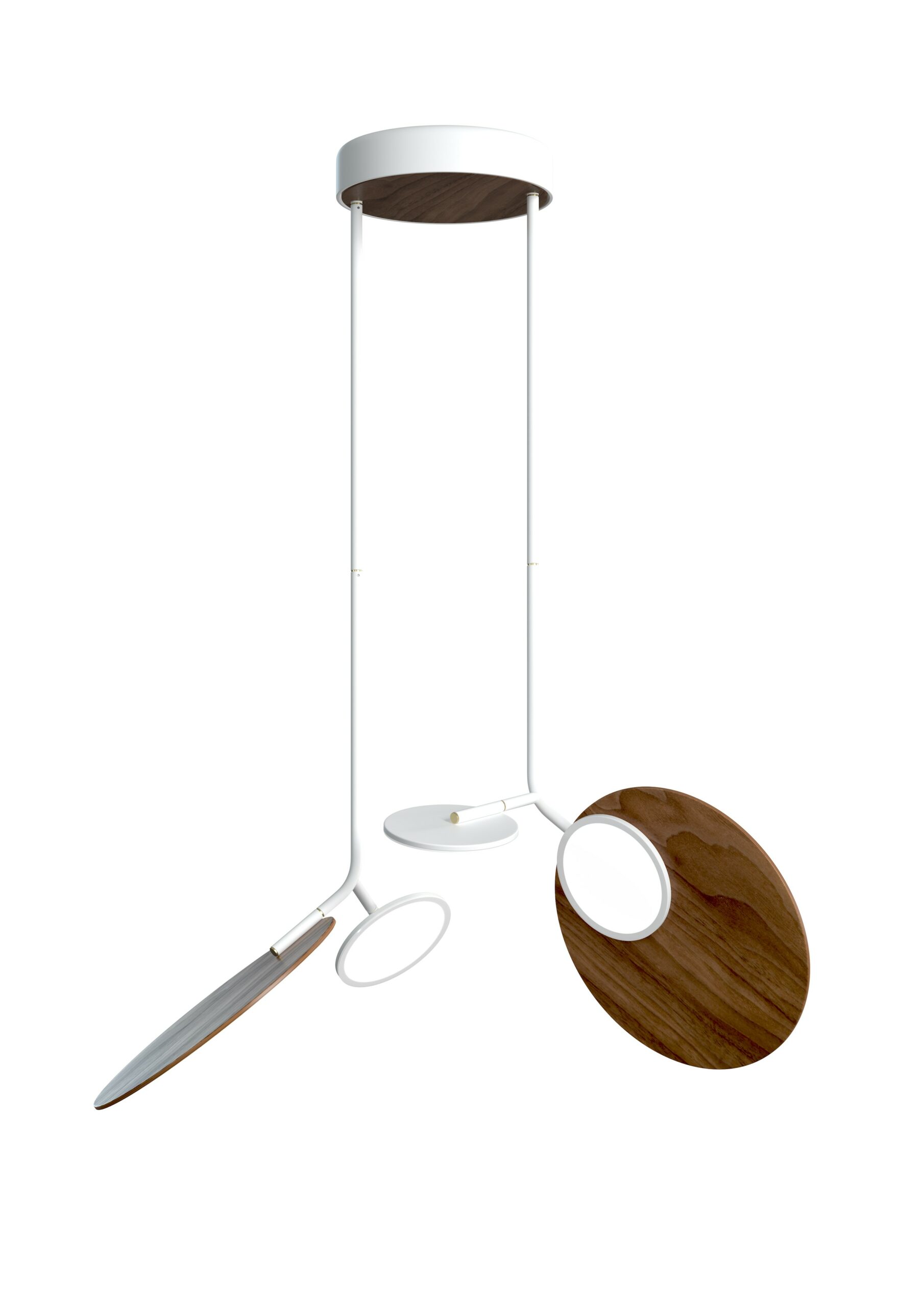 Plafonnier double Ballon blanc LED au design scandinave par Tunto