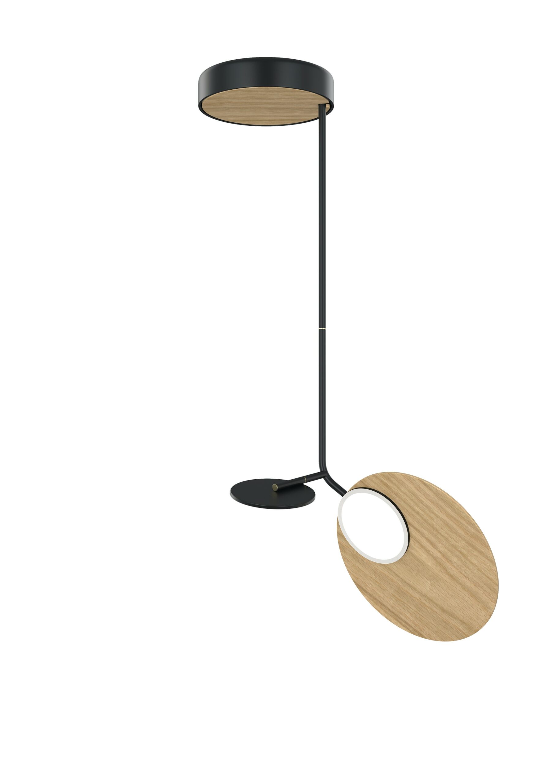 Suspension Ballon noir LED au design scandinave par Tunto