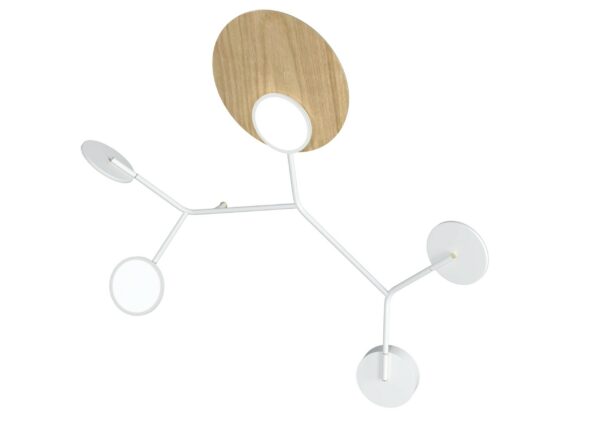 Applique Wall 5 LED Modèle C blanc au design scandinave par Tunto
