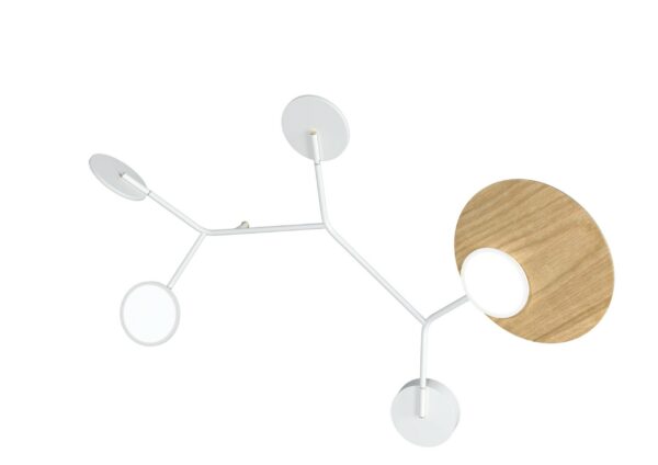 Applique Wall 5 LED Modèle B blanc au design scandinave par Tunto
