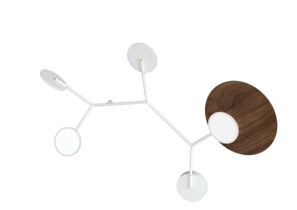Applique Wall 5 LED Modèle B blanc au design scandinave par Tunto