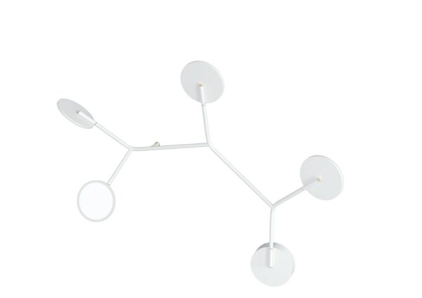 Applique Wall 5 LED Modèle A noir au design scandinave par Tunto