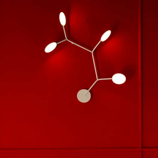 Applique Wall 5 LED Modèle A noir au design scandinave par Tunto Applique Wall 5 LED Modèle A noir au design scandinave par Tunto