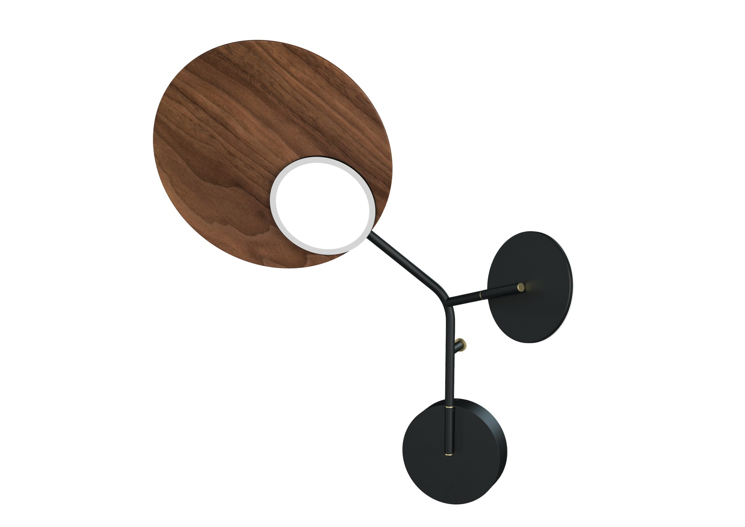 Applique Wall 3 LED Modèle gauche noir au design scandinave par Tunto Applique Wall 3 LED Modèle gauche noir au design scandinave par Tunto