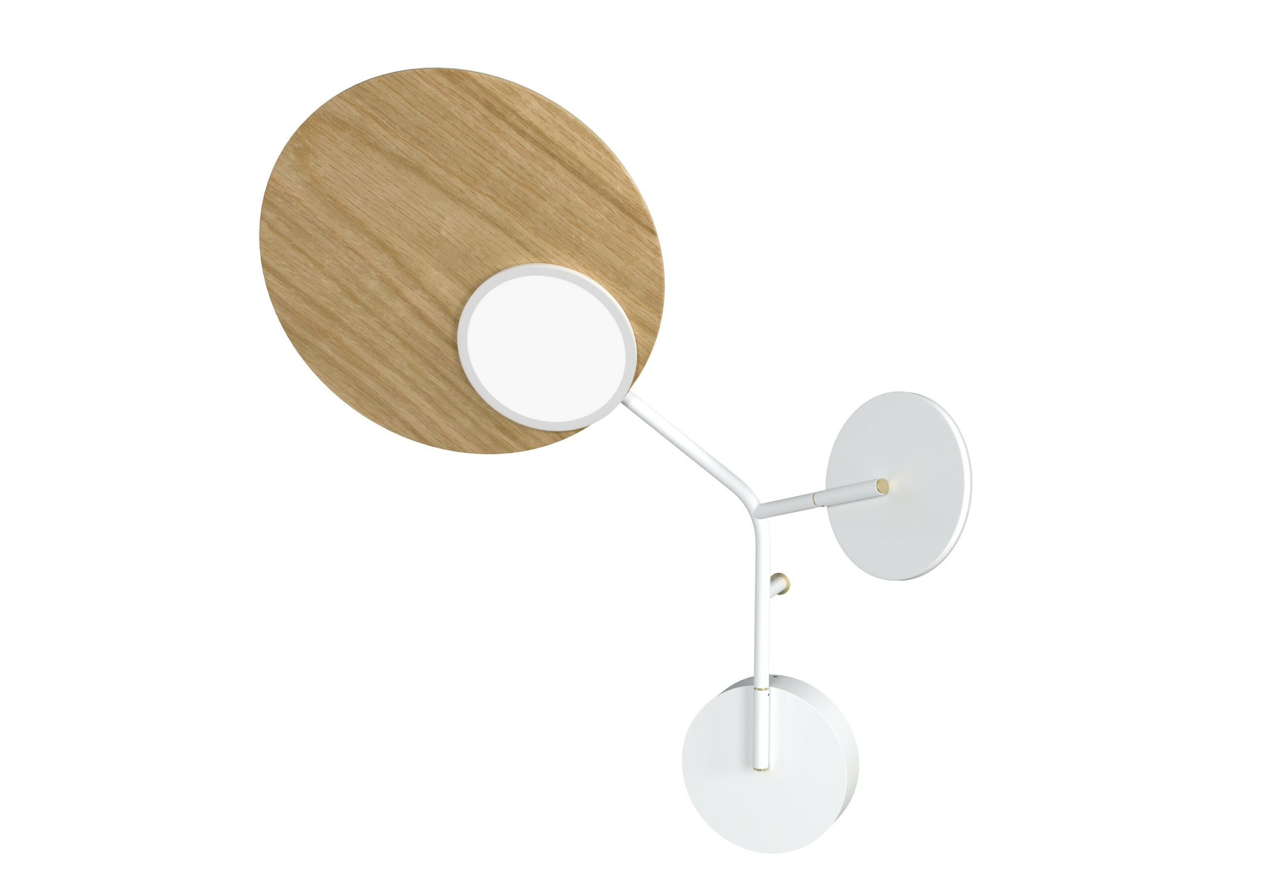 Applique Wall 3 LED Modèle gauche blanc au design scandinave par Tunto