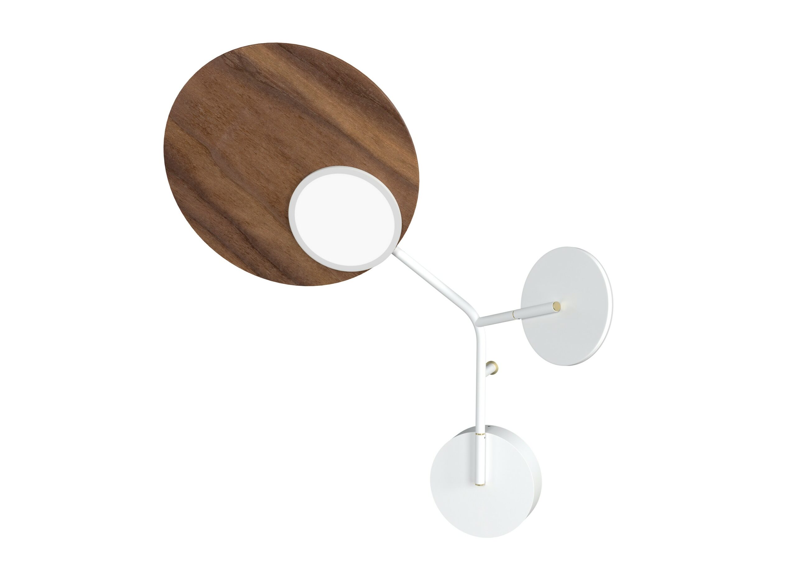 Applique Wall 3 LED Modèle gauche blanc au design scandinave par Tunto