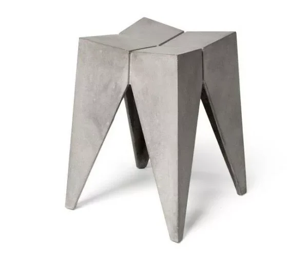 Tabouret Bridge design contemporain en béton