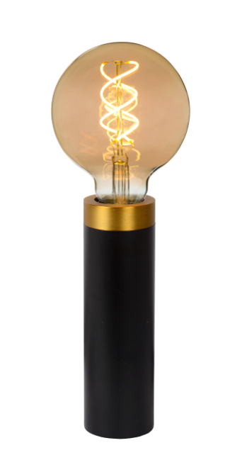 Lampe à poser Lines en métal et laiton au design contemporain