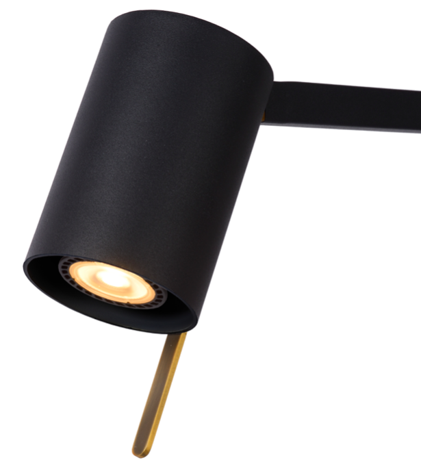Lampe à poser Leslie en metal au design moderne Lampe à poser Leslie en metal au design moderne