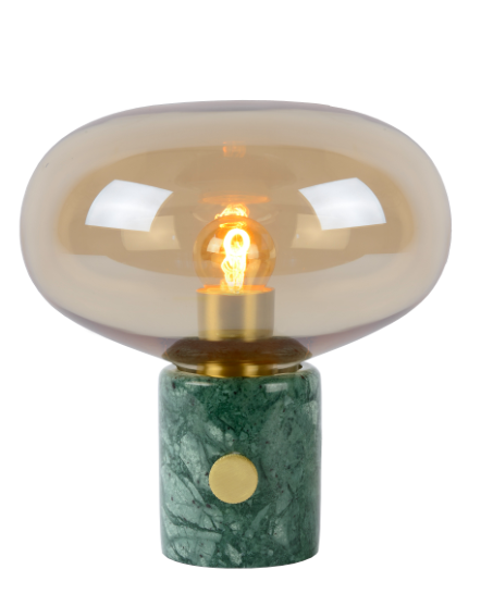 Lampe à poser Theron en verre et béton au design scandinave Lampe à poser Theron en verre et béton au design scandinave