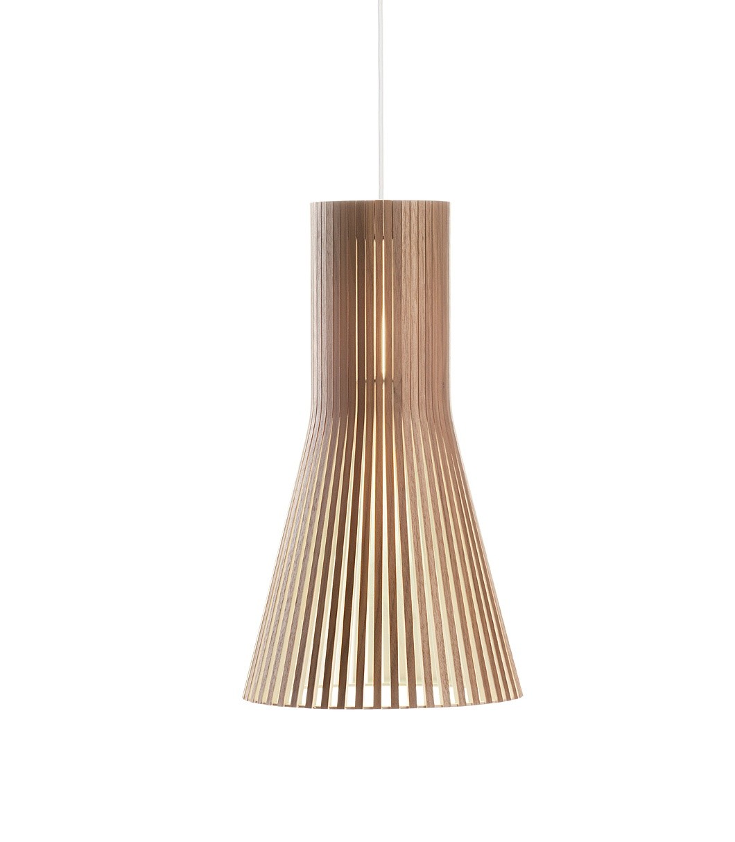 Suspension design scandinave 4201 en bois naturel
