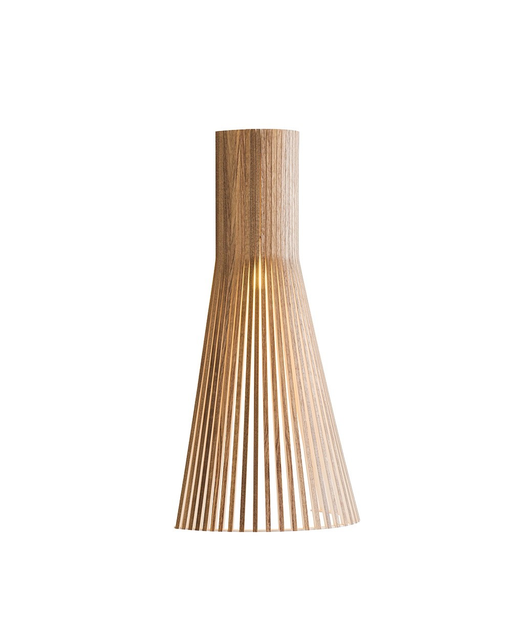 Applique murale au design scandinave 4230 en bois naturel