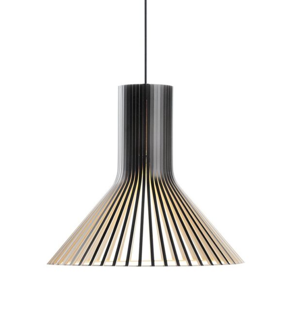 Suspension au design scandinave Puncto 4203 en bois naturel
