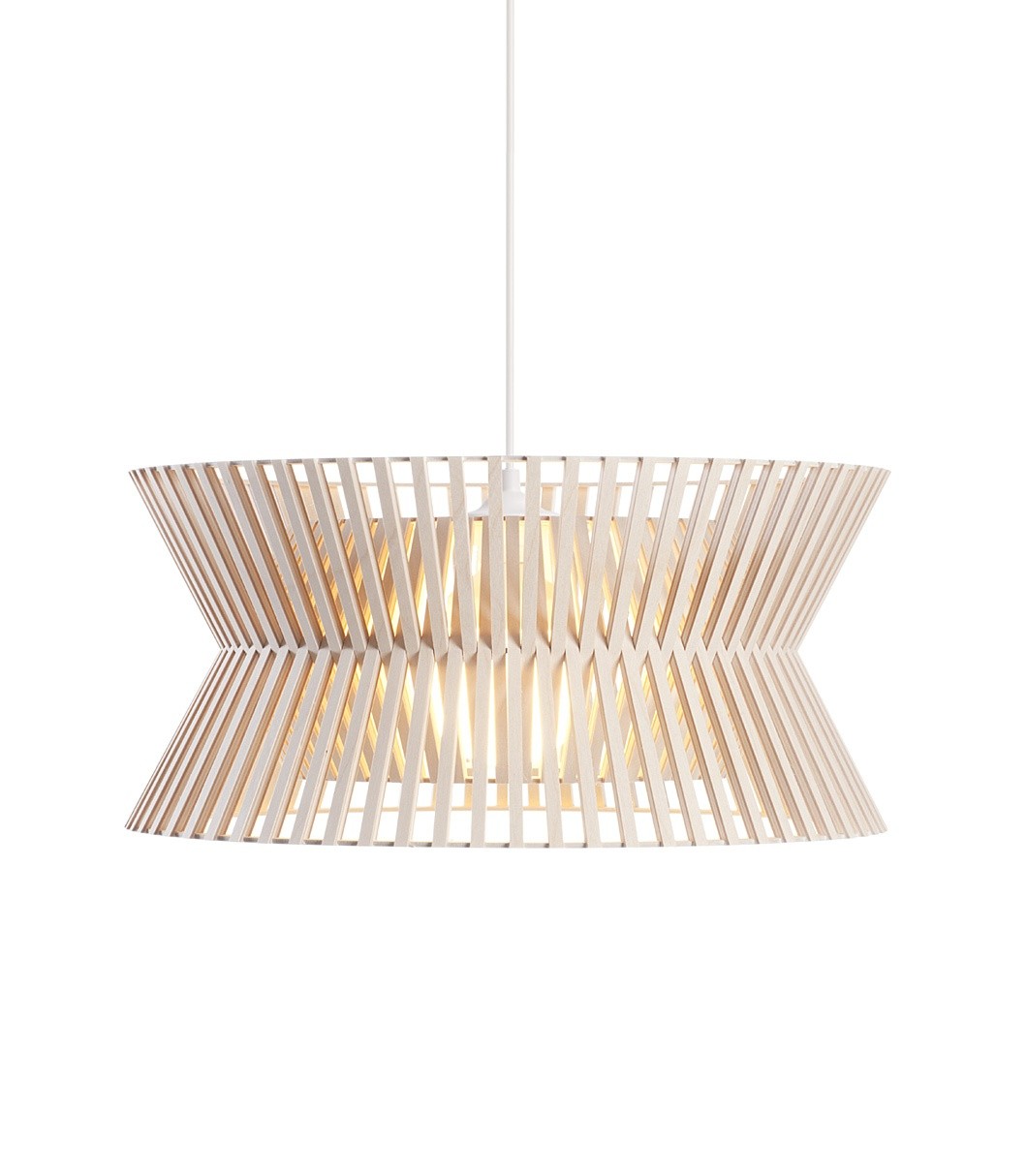 Suspension au design scandinave Kontro 6000 en bois naturel