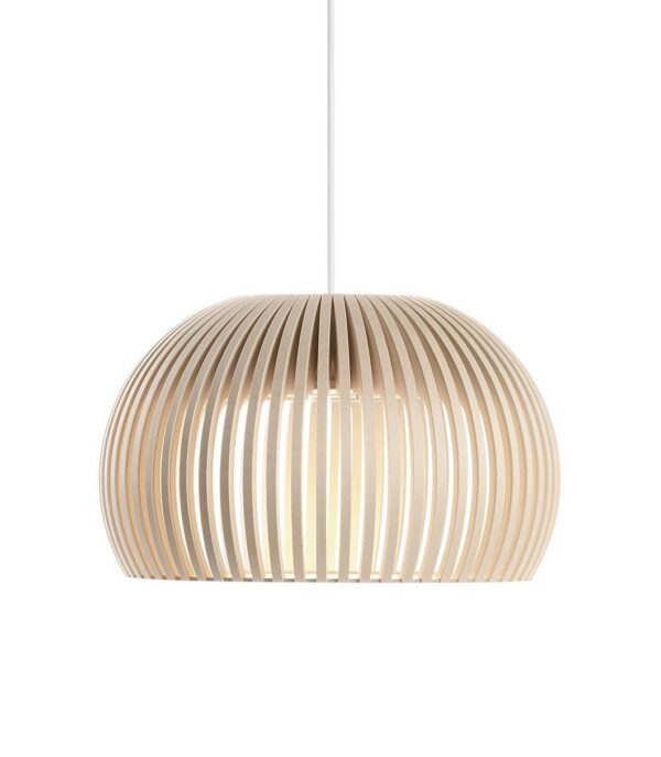 Suspension au design scandinave Atto 5000 en bois naturel