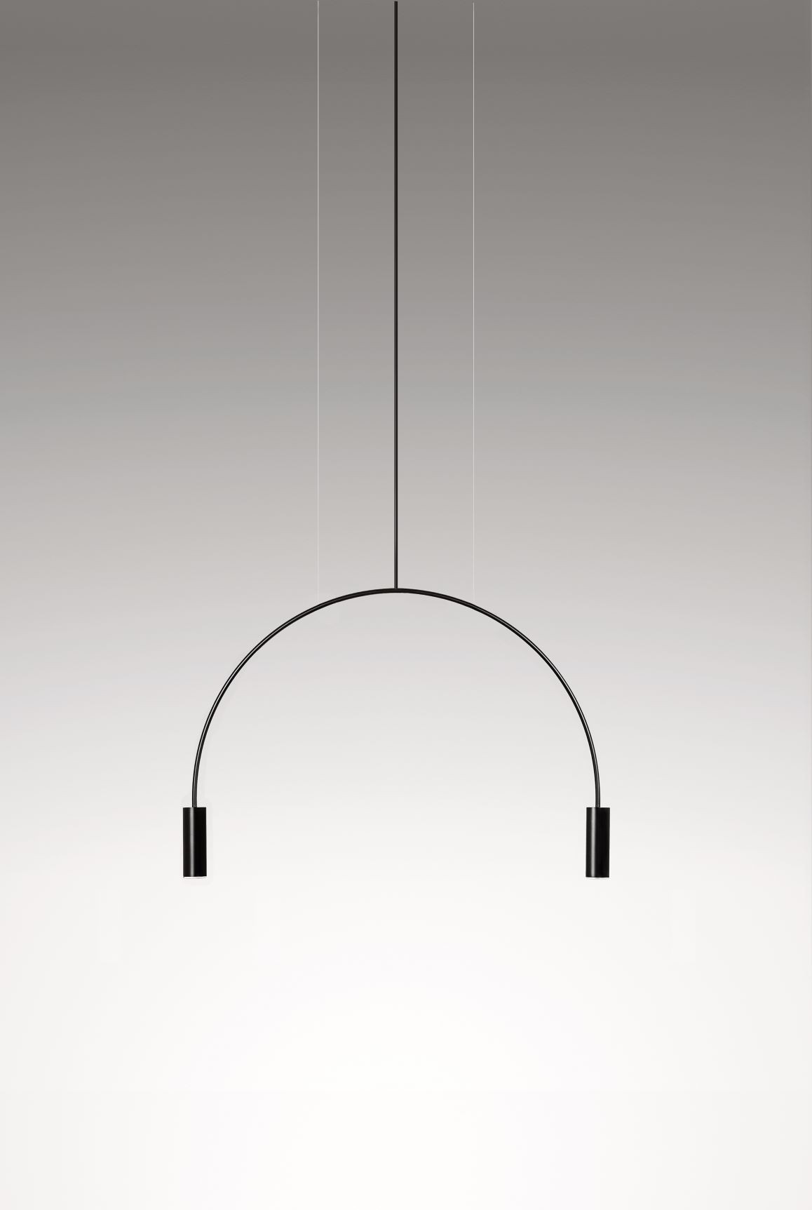 Suspension arquée LED en aluminium double lumière - Volta par Estiluz Suspension arquée LED en aluminium double lumière - Volta par Estiluz