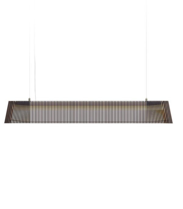Suspension Led au design scandinave Owalo 7000 en bois naturel