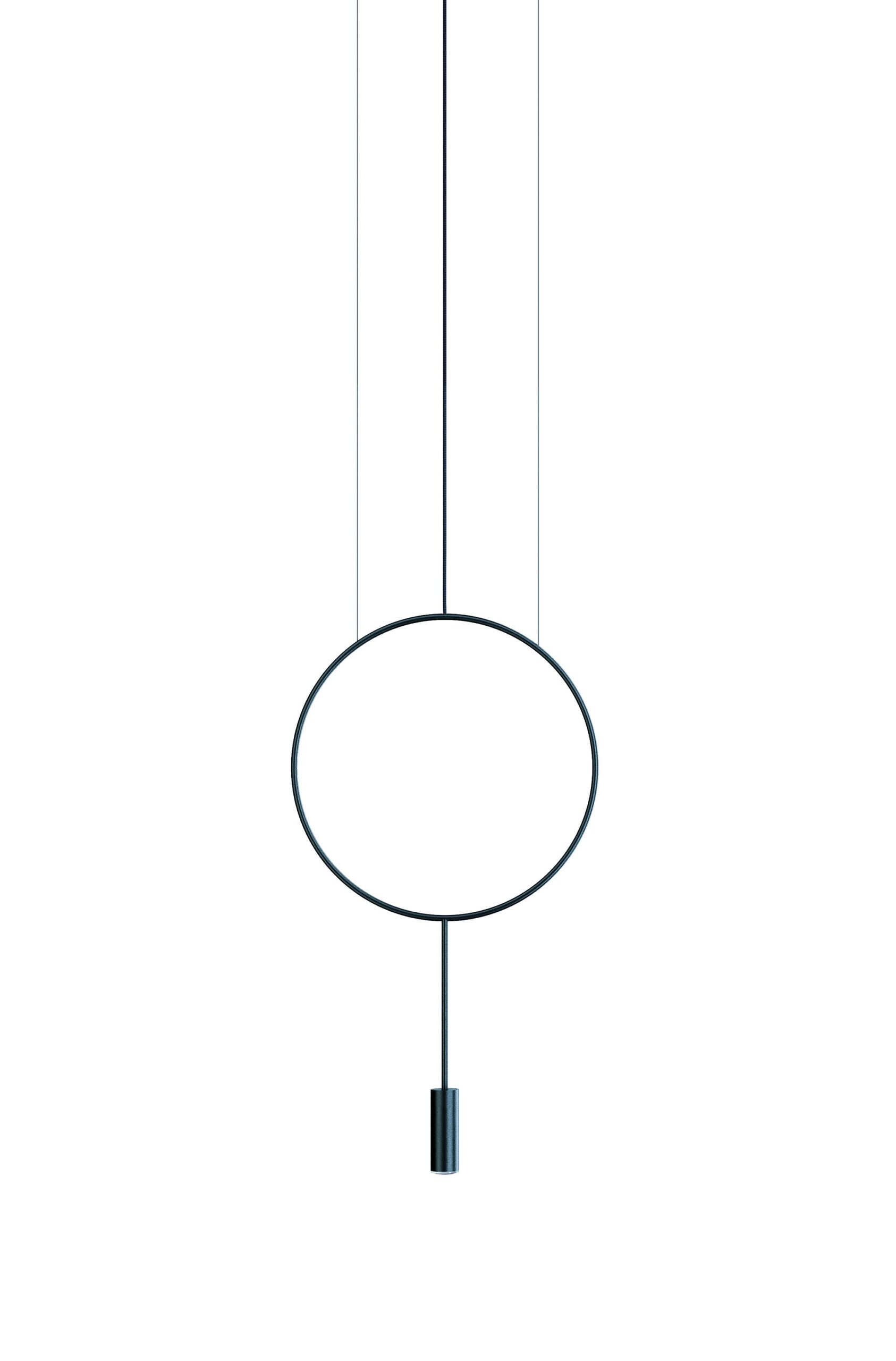 Suspension LED en aluminium Ø 38cm - Revolta par Estiluz