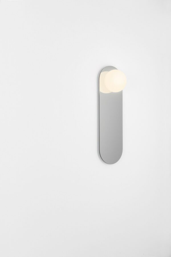 Miroir ovale LED en verre et cuivre - Circ par Estiluz