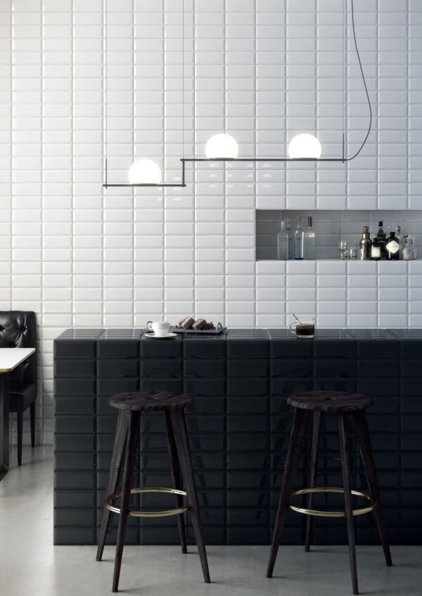 Suspension LED en verre et métal - 3 abat-jours - Circ par Estiluz