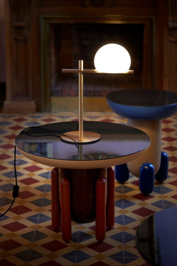 Lampe à poser LED intérieure en métal - Circ par Estiluz