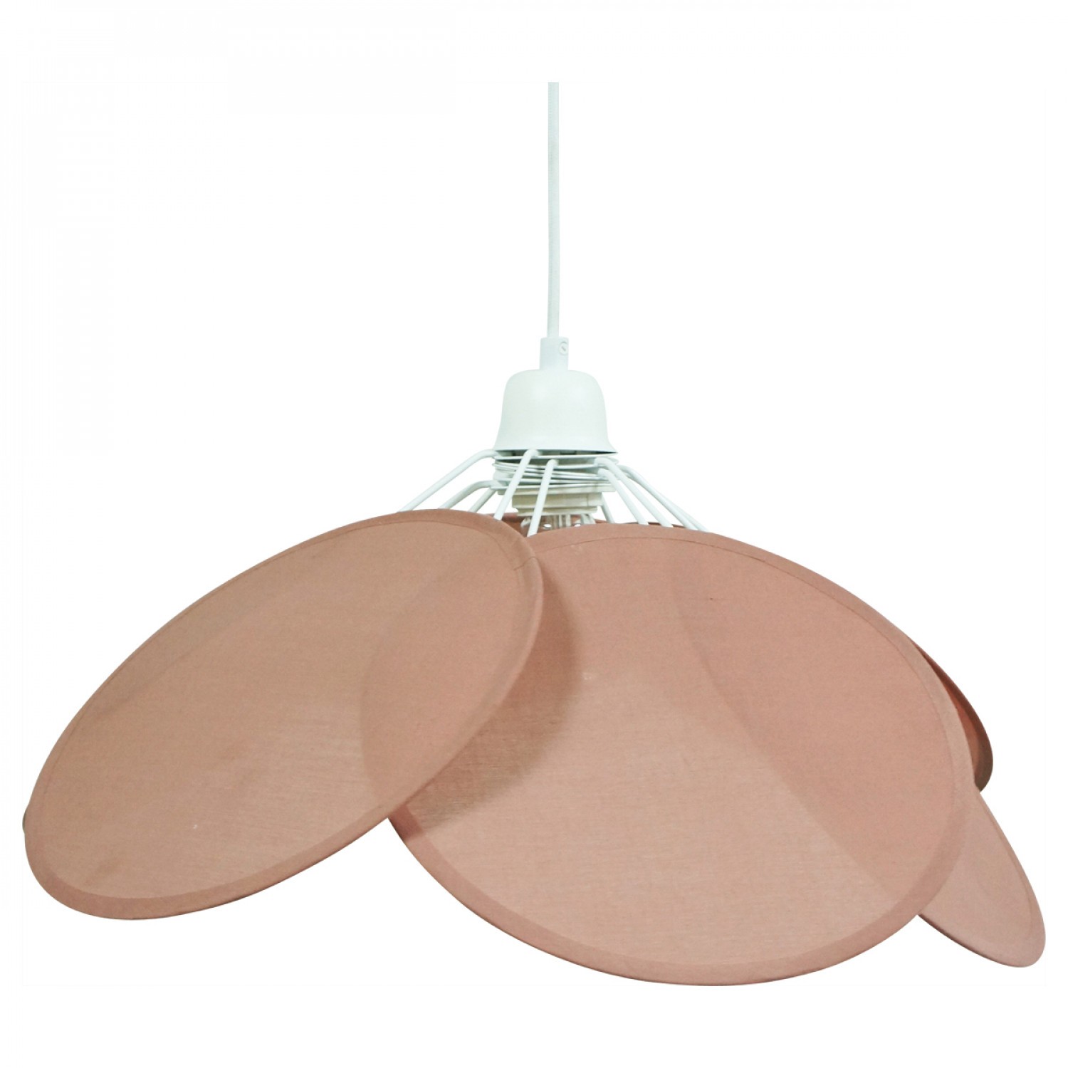 Suspension Cotonoa avec abat-jour en coton au design naturel Suspension Cotonoa avec abat-jour en coton au design naturel