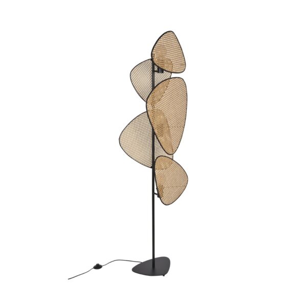 Lampadaire Screen cannage 5 écrans en cannage par Market Set