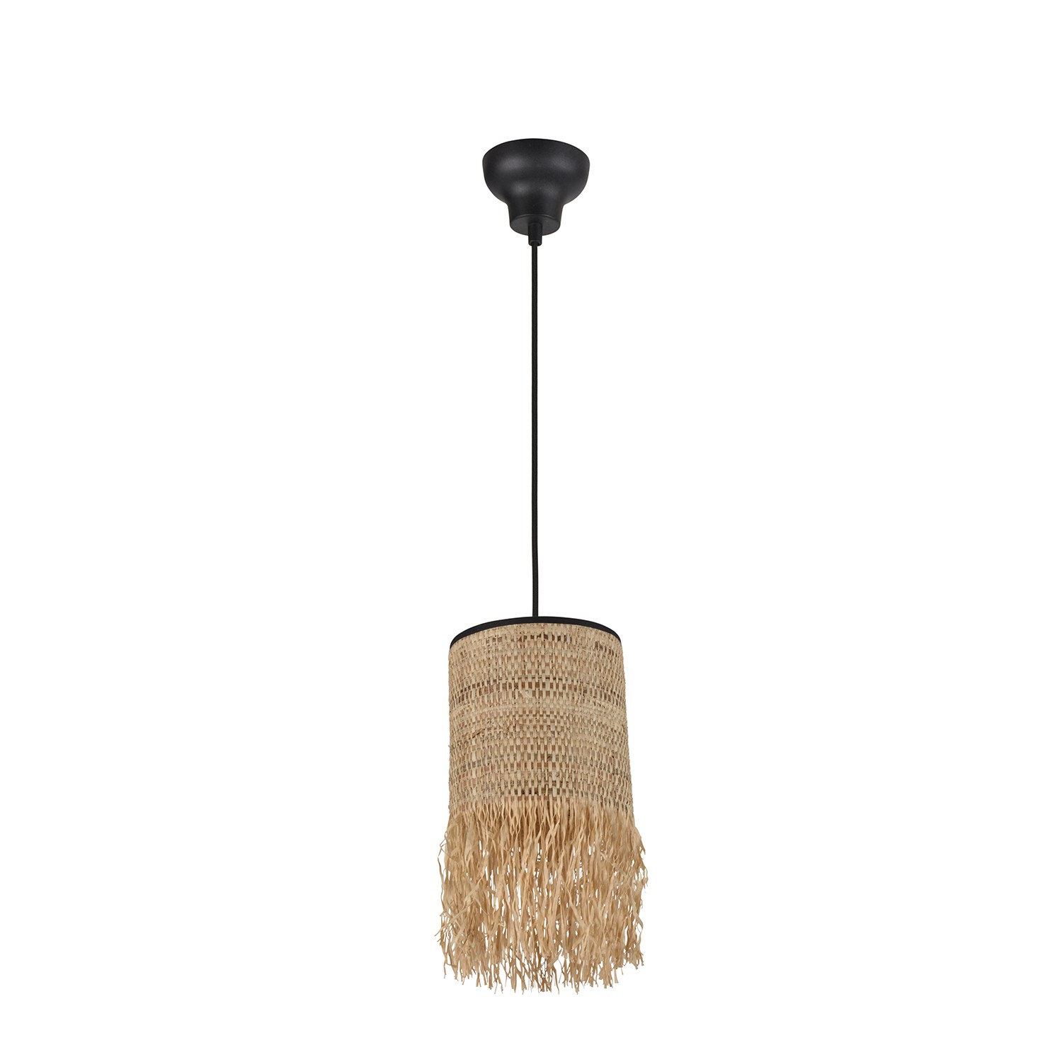 Suspension Formentera en bana et raphia frangé par Market Set