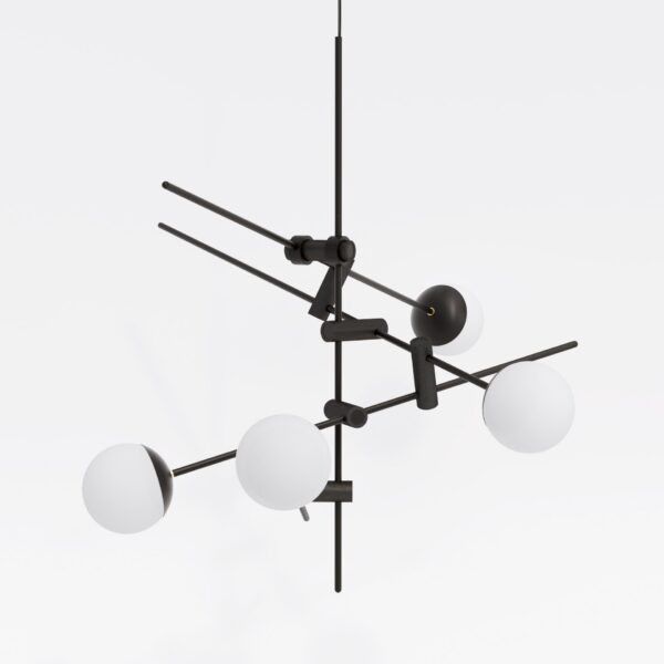 Suspension Torinomure en chêne naturel par Kaito Yamada x Moon Moth