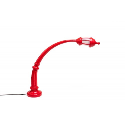 Lampe à poser Street lamp desk en forme de lampadaire en résine par Blow x Seletti