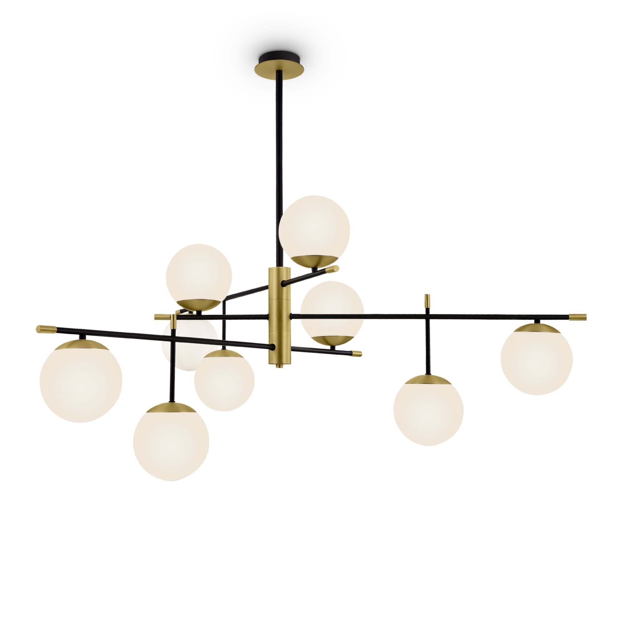 Suspension Nostalgia 9 en métal au design vintage par Maytoni