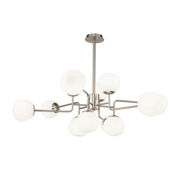 Suspension Erich 12 en métal au design vintage par Maytoni