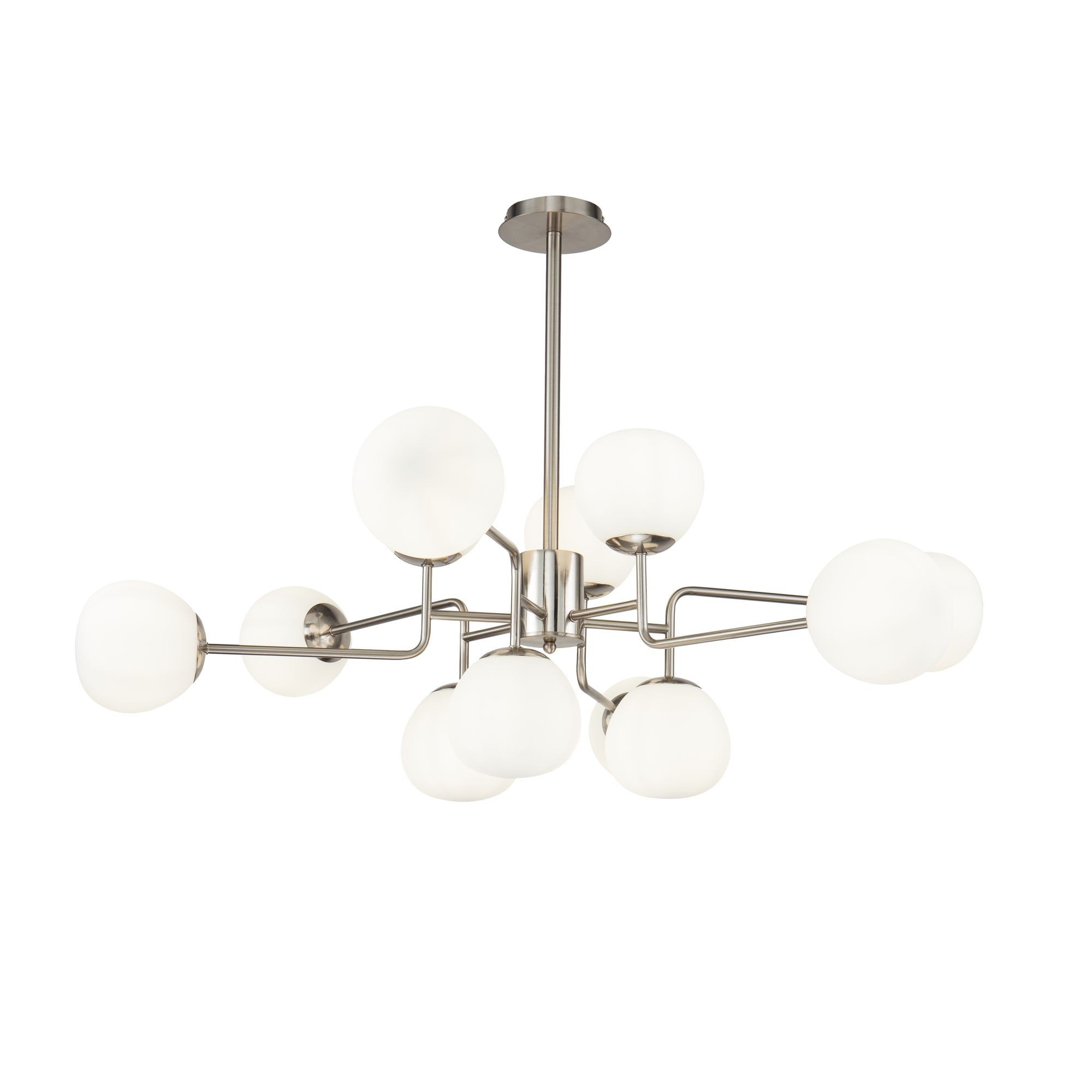Suspension Erich 12 en métal au design vintage par Maytoni