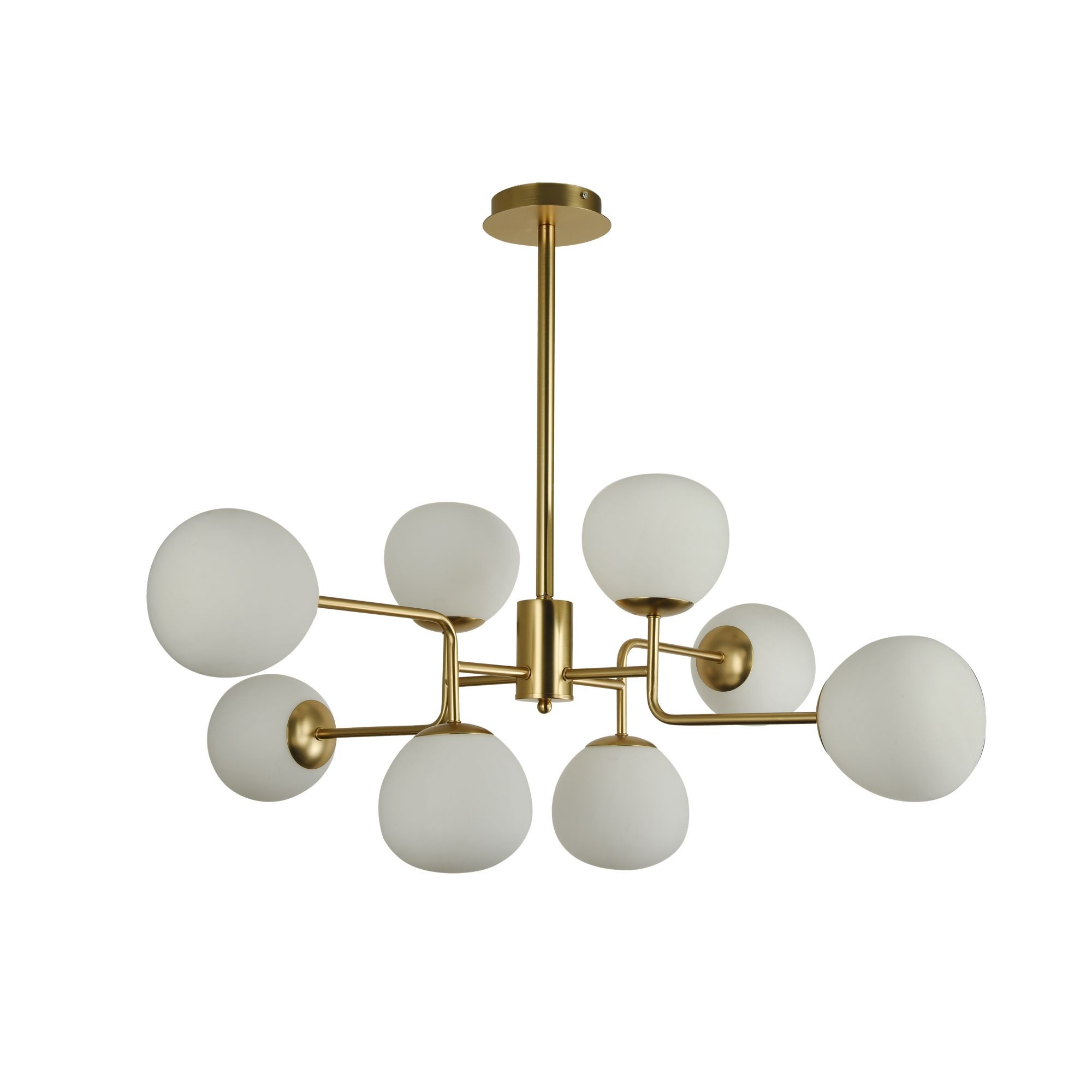 Suspension Erich 8 en métal au design vintage par Maytoni