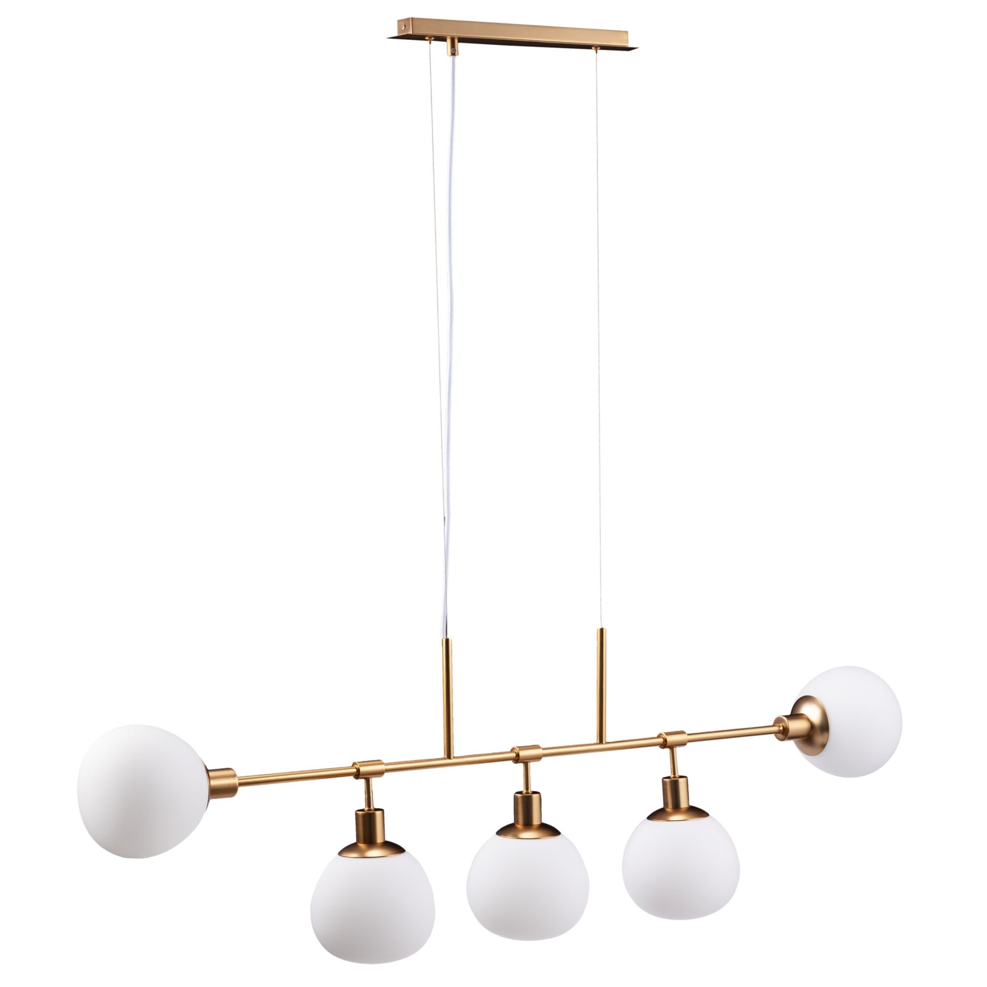 Suspension Erich 5 en métal au design vintage par Maytoni