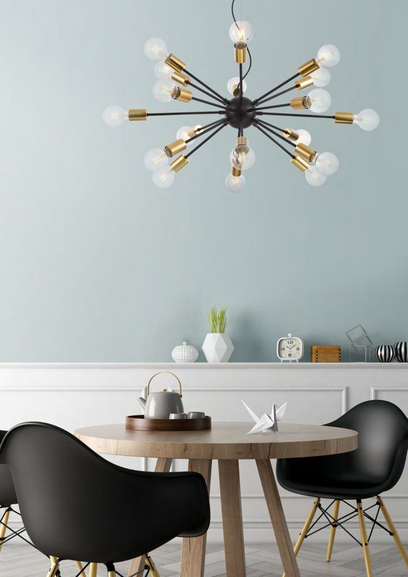 Suspension Jackson 18 en métal au design vintage par Maytoni Suspension Jackson 18 en métal au design vintage par Maytoni
