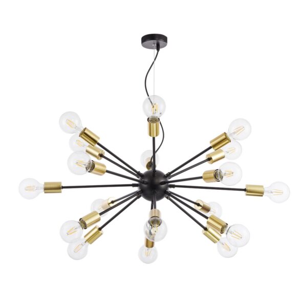 Suspension Jackson 18 en métal au design vintage par Maytoni