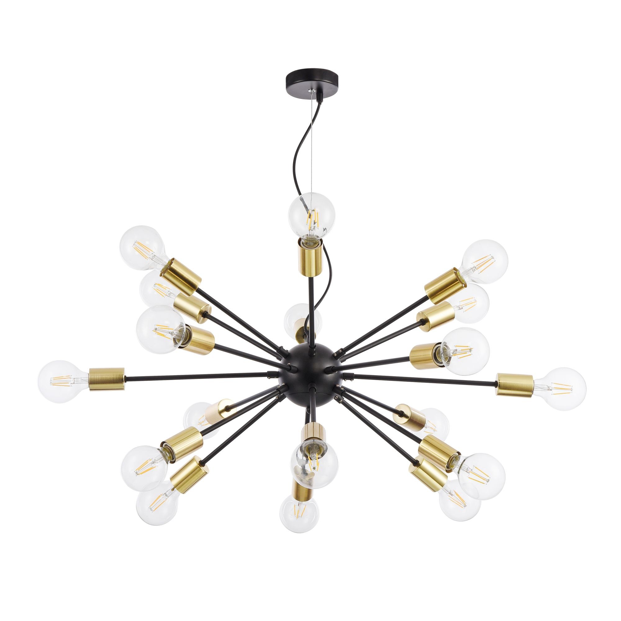 Suspension Jackson 18 en métal au design vintage par Maytoni
