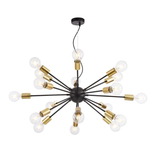 Suspension Jackson 18 en métal au design vintage par Maytoni